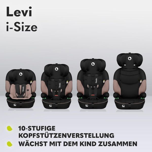Дитяче автокрісло Lionelo Levi i-Size, 76&ndash;150 см W25-ED8773 фото