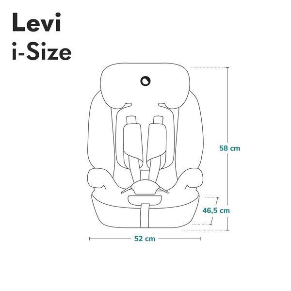 Дитяче автокрісло Lionelo Levi i-Size, 76&ndash;150 см W25-ED8773 фото