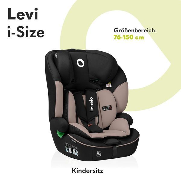 Дитяче автокрісло Lionelo Levi i-Size, 76&ndash;150 см W25-ED8773 фото