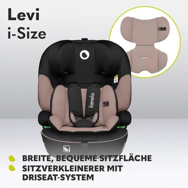 Дитяче автокрісло Lionelo Levi i-Size, 76&ndash;150 см W25-ED8773 фото