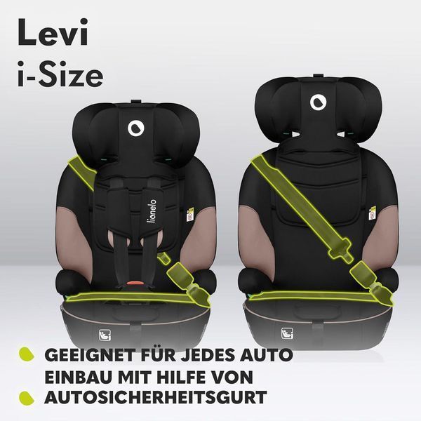 Дитяче автокрісло Lionelo Levi i-Size, 76&ndash;150 см W25-ED8773 фото
