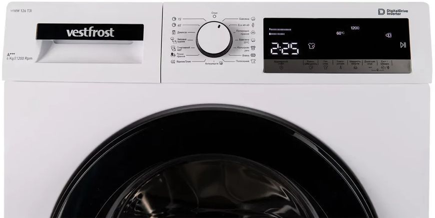 Пральна машина Vestfrost MWM126T3I MWM126T3I фото