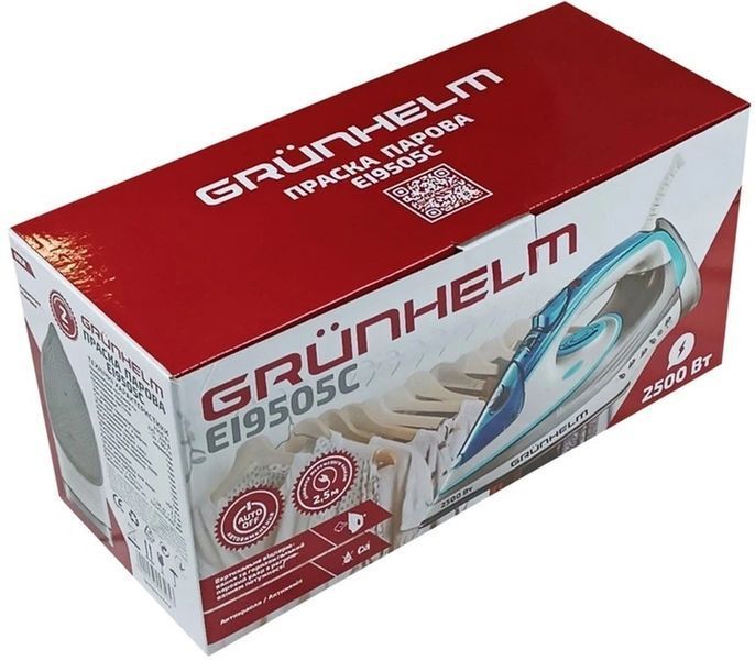 Праска GRUNHELM EI9505C 2500 Вт керамічна підошва EI9505C фото