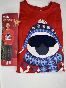 Чоловічий новорічний світшот Men Sweatshirt, розмір M SWT-MEN-M фото