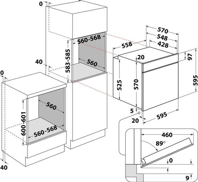 Електрична духова шафа Whirlpool OMR58HU1B OMR58HU1B фото