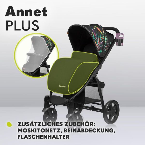 Прогулянковий візок Lionelo Annet Plus, до 22 кг W25-ED8583 фото