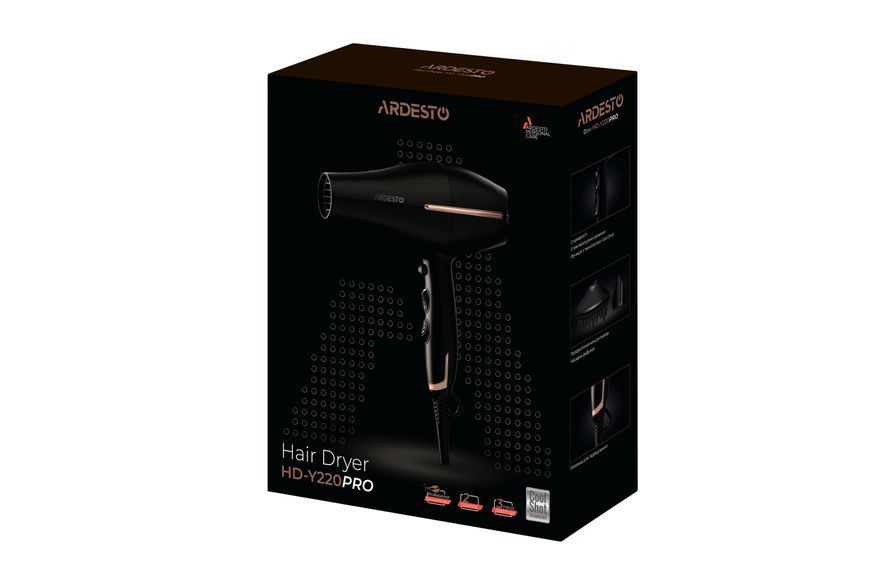 Фен Ardesto HD-Y220PRO Violet PRO HD-Y220PRO фото
