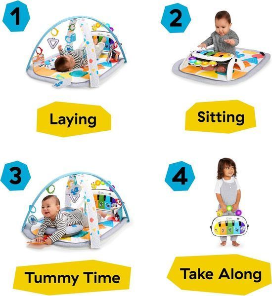 Ігровий килимок Baby Einstein 4-в-1 Kickin' Tunes W25-ED8604 фото