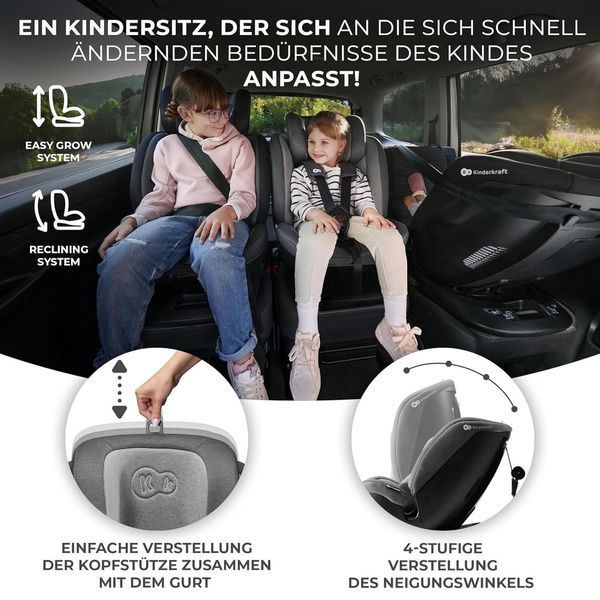 Автокрісло Kinderkraft XPEDITION2 i-Size, 40&ndash;150 см, 0&ndash;36 кг W25-ED8652 фото