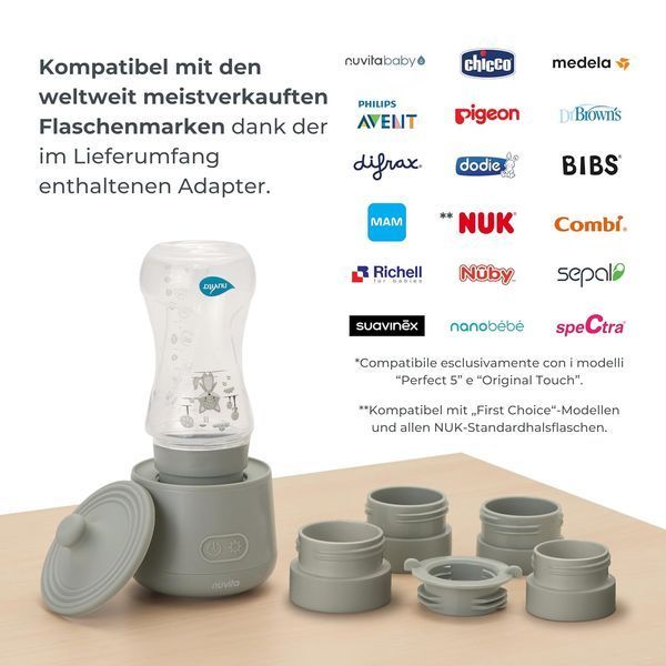 Портативний підігрівач пляшечок Nuvita 1162 Warm&rsquo;n&rsquo;Go з USB W25-ED8620 фото