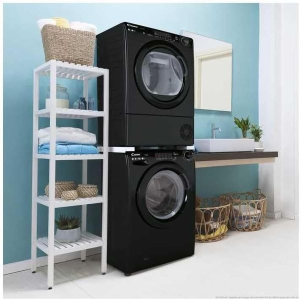 Сушильна машина Candy Smart CSEH10A2DBEBX-47, 10 кг, A++, 282 кВт&middot;год/рік, 66 дБ, чорна CSEH10A2DBEBX-47 фото