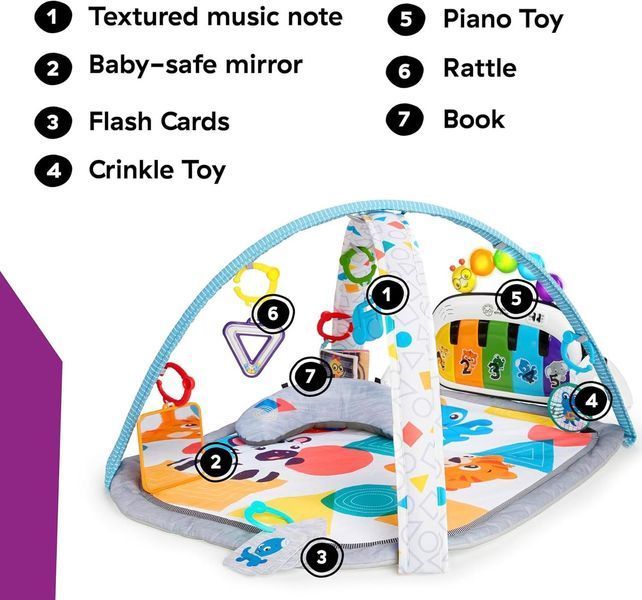 Ігровий килимок Baby Einstein 4-в-1 Kickin' Tunes W25-ED8604 фото
