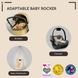 Автоматичний шезлонг-гойдалка для візочка ZAZU Robby, USB, водостійкий W25-ED8107 фото 6