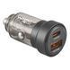 Автомобільний зарядний пристрій WINSO PRO 75W USB-C + USB-A, прозорий корпус 223275 фото 1