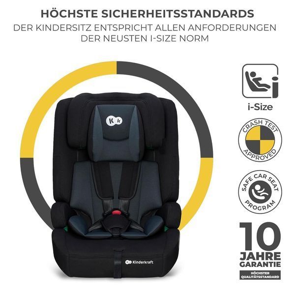 Дитяче автокрісло Kinderkraft SAFETY FIX 2 i-Size, 9&ndash;36 кг (76&ndash;150 см) W25-ED8579 фото
