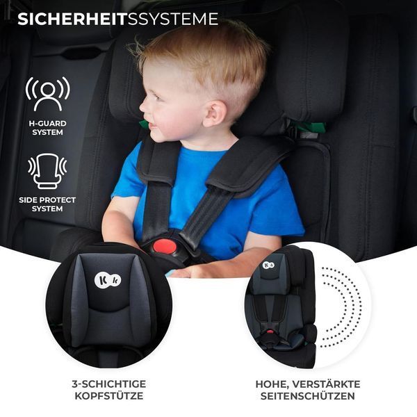 Дитяче автокрісло Kinderkraft SAFETY FIX 2 i-Size, 9&ndash;36 кг (76&ndash;150 см) W25-ED8579 фото