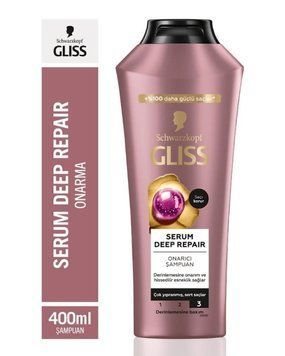 Schwarzkopf Gliss kur Шампунь для волосся Serum Deep Repair 400 мл SGKSDR400 фото
