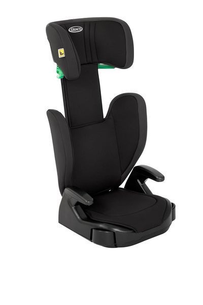 Автокрісло-бустер Graco Junior Maxi i-Size R129 з регульованими підлокітниками та підголівником, чорний W25-ED9215 фото