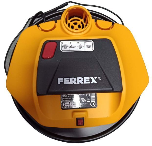 Пилосос для золи та грубого сміття FERREX GAS20 (1300 Вт, бак 20 л, функція видування) FERREX GAS20 фото