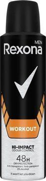 Антиперспірант Rexona Men Тренування аерозоль 150 мл (8710847874901) 450.16.557 фото
