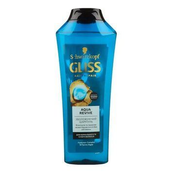 Schwarzkopf Gliss шампунь для волосся Aqua Revive 400 мл SGKSLSL500 фото