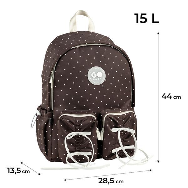 Рюкзак GoPack Education Teens коричневий (GO26-130L-2) GO26-130L-2 фото