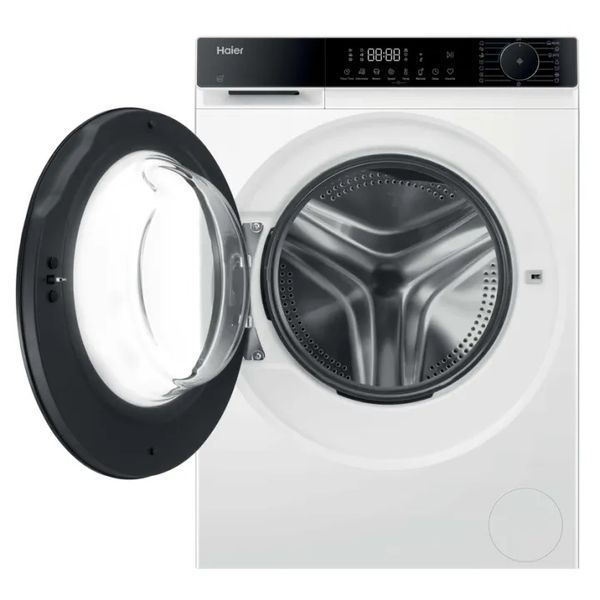 Пральна машина Haier HW100-BP14357U-S, 10кг/1400об/Дисплей/Прямий привід/Функ.обробки парою/Чорн.люк HW100-BP14357U-S фото