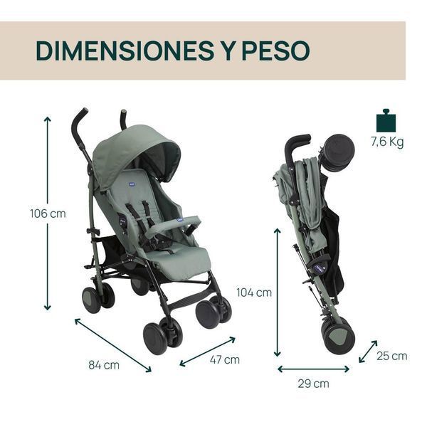 Прогулянкова коляска Chicco Echo Lite, сіра W25-ED8694 фото