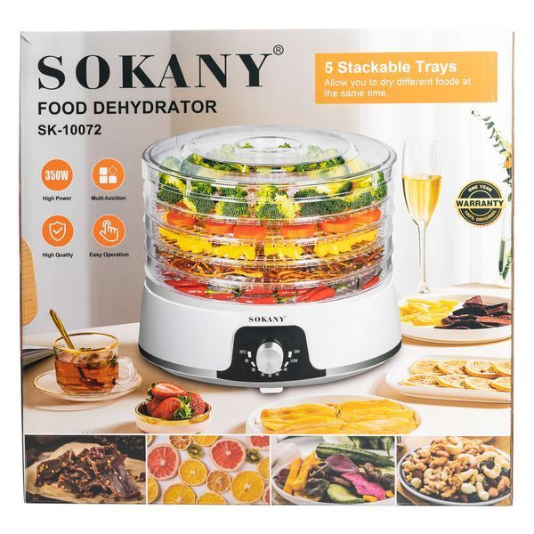 Сушарка для фруктів та овочів Sokany SK-10072 350 Вт SK-10072 фото
