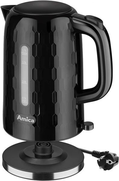 Електрочайник AMICA KM 3010, 2200/Колір чорний пластик (Виробництво Польща) KM 3010 фото