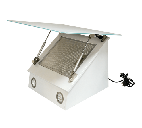 Витяжка похила GRUNHELM GVN 220 W, біле скло GVN 220 W фото