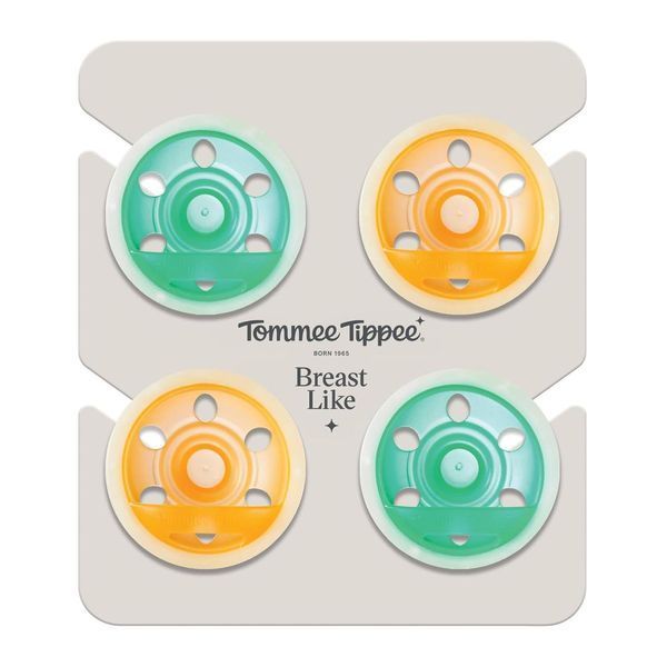 Пустушки Tommee Tippee &laquo;близькі до грудей&raquo; Night Glow, 0&ndash;6 міс., 4 шт. W25-ED9203 фото