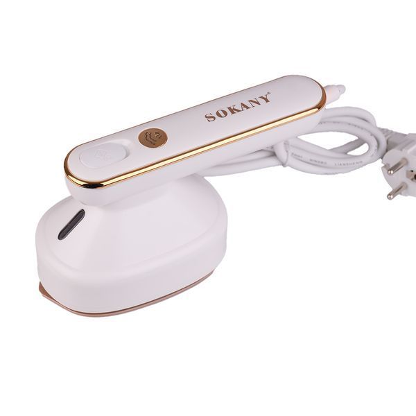 Дорожня праска Sokany SK-3071 1200W для сухого та вологого прасування, білий SK-3071W фото