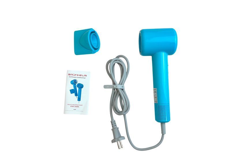 Фен GRUNHELM GHD-280BL синій 1600 Вт GHD-280BL фото