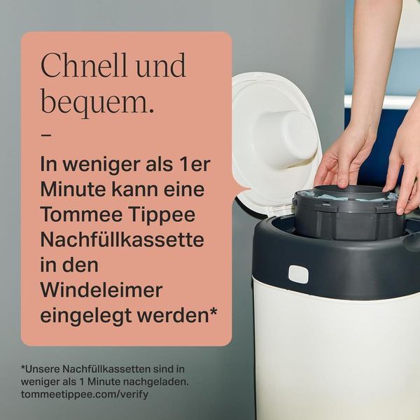 Касети Tommee Tippee Twist & Click Advanced, 8 шт. W25-ED8363 фото