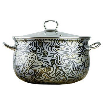Каструля TM GUSTO Місячне сяйво Premium 22 см, 5,1 л GT-T-222-M фото