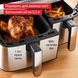 Мультипіч TEFAL EY905D10, 2700Вт/8,3 л:5,2+3,1/8 програм/Сенсорне керування/Нерж.сталь/Чорний EY905D10 фото 4