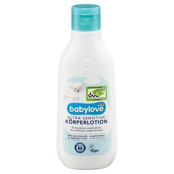 Дитячий лосьйон для тіла Babylove Ultra Sensitive, 250 мл 05295 фото