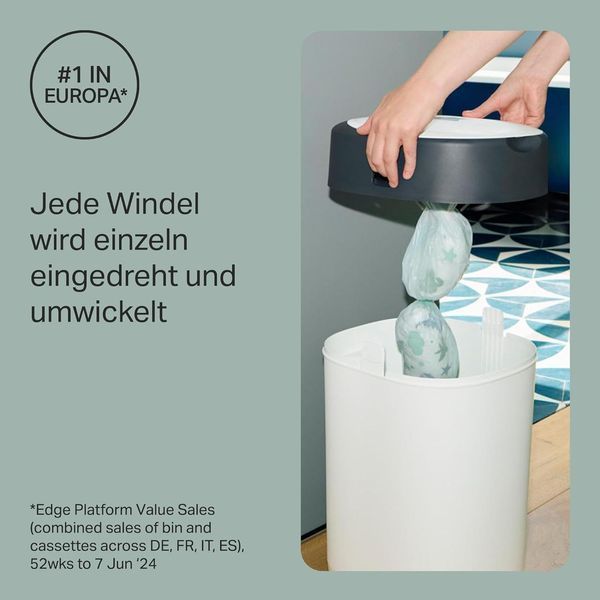 Відро для підгузків Tommee Tippee Twist & Click Advanced + 12 касет W25-ED8009 фото