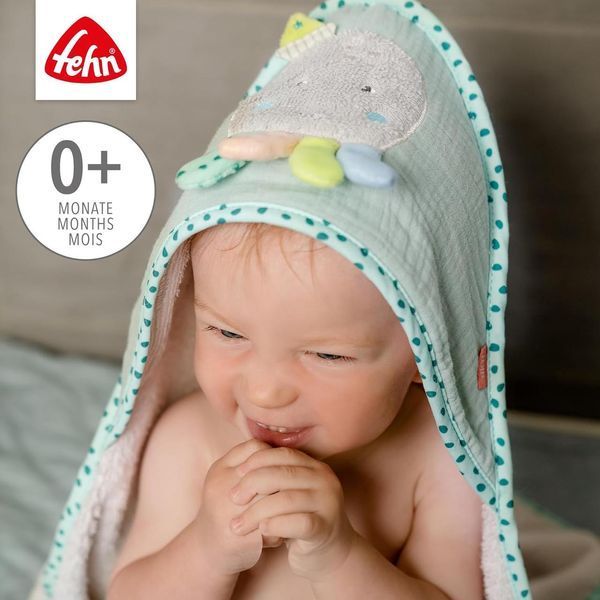 Fehn Дитячий банний рушник-пончо з капюшоном &laquo;Октопус&raquo; W25-ED9153 фото