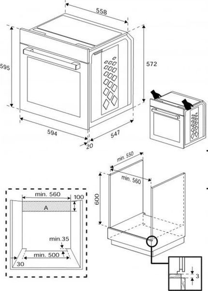 Вбудована духова шафа Beko BBIMM13400XCSW BBIMM13400XCSW фото