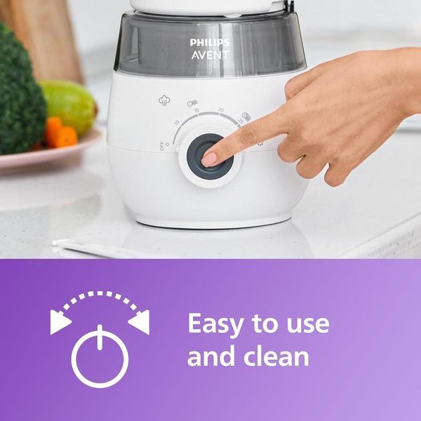 Philips Avent SCF875/02 - пароварка-блендер 4-в-1 для дитячого харчування W25-ED9151 фото