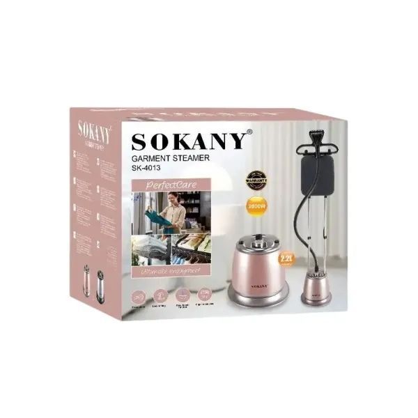 Підлоговий відпарювач SOKANY SK-4013 на 2,2 л, рожевий SK4013PGL фото