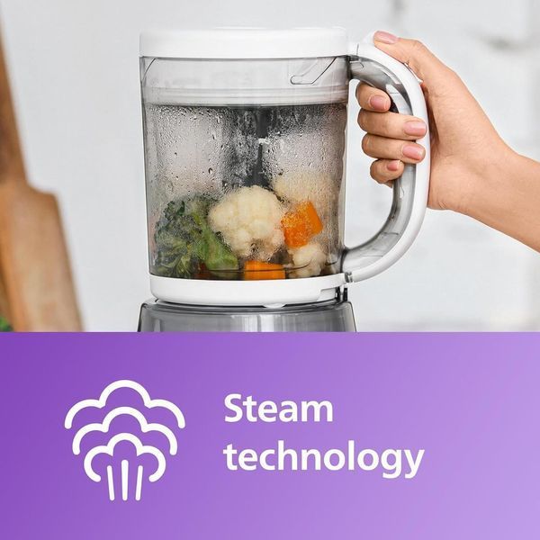 Philips Avent SCF875/02 - пароварка-блендер 4-в-1 для дитячого харчування W25-ED9151 фото