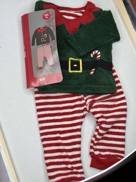 Дитячий новорічний набір Baby Set, розмір 62 зелений SET-BAB-62B фото