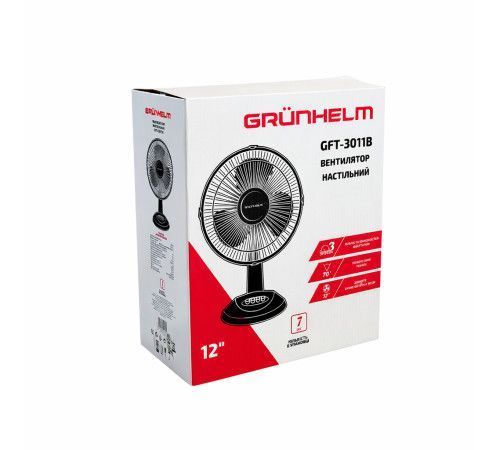 Вентилятор настільний GRUNHELM GFT-3011B GFT-3011B фото