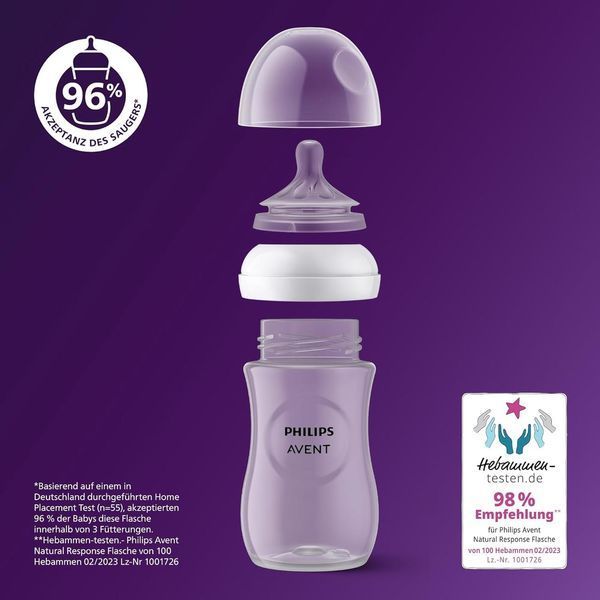 Пляшечки Philips Avent Natural Response 260 мл, 3 шт. (SCY903/03) W25-ED9209 фото