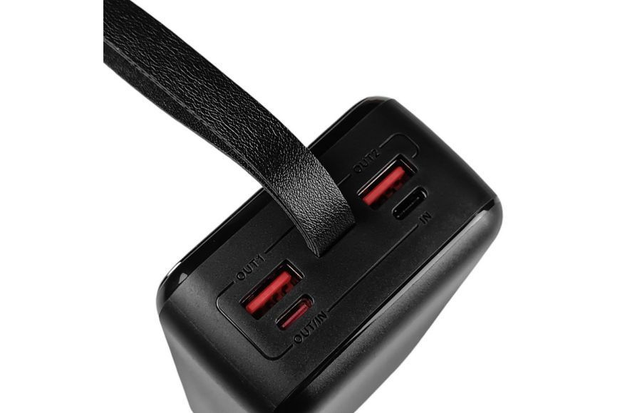 Повербанк GRUNHELM GP-30BQC 30000 mAh чорний GP-30BQC фото
