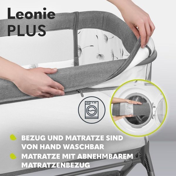 Дитяче ліжечко-колиска Lionelo Leonie Plus 3-в-1, до 9 кг W25-ED8570 фото