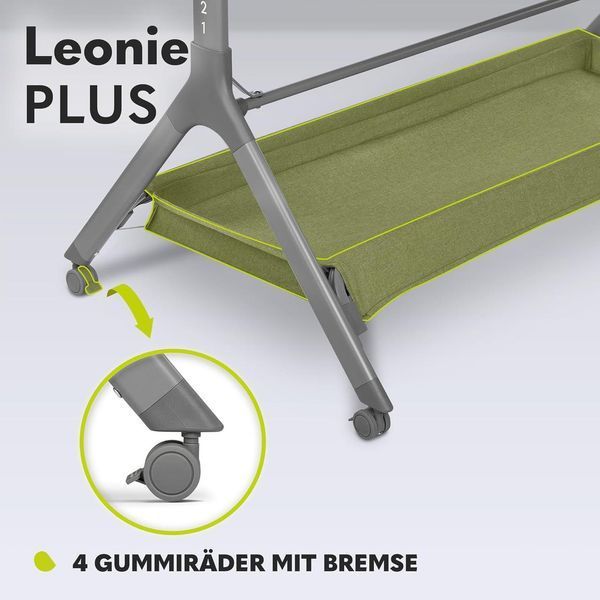 Дитяче ліжечко-колиска Lionelo Leonie Plus 3-в-1, до 9 кг W25-ED8570 фото
